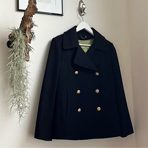 RL Navy Wool Pea Coat Vintage